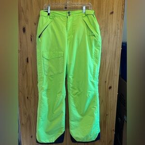 Iceberg Neon Green Ski Pants